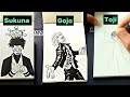 How To Draw 3Brother From Jujutsu Kaisen || Speed Drawing StickMan .