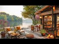 Cozy Coffee Shop Ambience & Jazz Relaxing Music for Studying, Work ☕ Smooth Jazz Instrumental Music