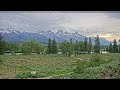 Teton Time Lapse of sunrise viewed from Dornan's on June 26, 2024