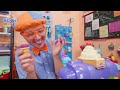 Blippi's Art Trip to the Play-Doh Factory! | Blippi for Kids  | Moonbug Kids - Art for Kids 🖌️