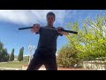 How to strike with Nunchucks (With demonstration and striking a pole)