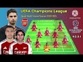 Squad Depth Arsenal UEFA Champions League 2024/2025 ~ With Merino - Sane & Calafiori ~ Update Today