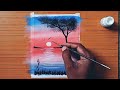 Poster colour painting for beginners /water colouring painting / acrylic painting tutorial