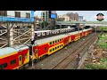 Parallel Overtake with Cracking Track Sound - Mumbai Rajdhani Parallel Overtake