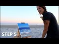 How to Paint in Acrylics | Ocean Painting Tutorial