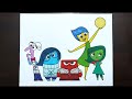 Coloring Inside Out | Coloring Disney•Pixar Inside Out | How to Color Inside Out Emotion Characters