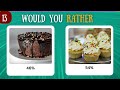 Would you rather quiz - Food edition 🍕🍰 challenge #8 - info knowledge