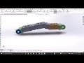 A Simple Link Mechanism in the Solidworks [Demonstration]