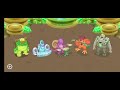 My Singing Monsters - gold island but it's only the 4 elements