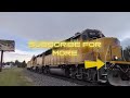 Manifest Trains In Cheney Washington! - FT A BN SD40! - 7/02/24