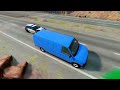 Police Interception and Car Collisions - [ BeamNG drive ]