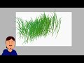 Draw Quick 2D Grass in Grease Pencil