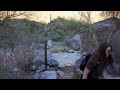 Sabino Canyon Walking Tour - Tucson Area Virtual Treadmill Walk - 4k City Walks