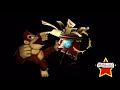 Donkey Kong punching a Tiki for 1 hour