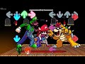 OH GOD NO But Every Turn a Different Character Sings it (FNF Mario Madness v2 but Everyone Sings It)