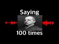 Saying “Grover Cleveland” 100 Times (really fast 💨 💨)