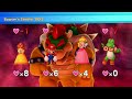 Mario Party 10 - Daisy, Mario, Peach, Yoshi vs Bowser - Whimsical Waters