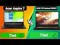 Acer Aspire 7 vs Asus Tuf Gaming FX505dt | which should you buy ? best laptop under 55k