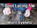 Boot Eyelet Hack