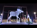 【4K】Downtown Vancouver Christmas Walk, Canada Place Christmas Lights 2023, Travel Canada in Winter