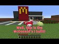 Minecraft NOOB vs PRO: MODERN MCDONALDS HOUSE BUILD CHALLENGE