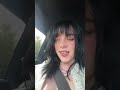 Billie Eilish Instagram Live (31/7/2022)