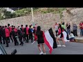 Cardenales Marching Band de Hueytamalco, Puebla en el desfile de la tarde 21 de Marzo 2024
