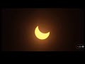Eclipse of the annular solar eclipse in the United States and Latin America