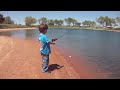 Nate and Dad at 'ol Fishin hole