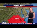 Debby brings tornado warning to Montgomery County