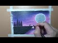 Simple moonlight drawing ideas with color pencil #04