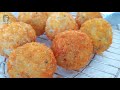 Crispy Panko Fried Rice Ball Fritters Snacks Appetizer Finger Food(酥脆饭团) English Subtitles