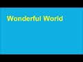 (What a) Wonderful World