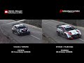 WRC Rallye Monte-Carlo 2024 - Elfyn Evans vs Ott Tänak - Comparison, Flatout & Max Attack!