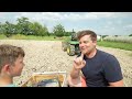 Playing in Dirt and Finding Secret Box | Tractors for kids