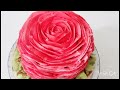 Rose day special rose cake❤🌹. Eggless cake. Full tutorials of rose cake. 5/