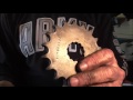 Delboy's Garage, Motorcycle Front Sprocket Change.