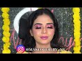 Haldi Bridal Makeup | Makeup Tutorial for Beginners | Glass Skin Makeup | Pink Glitter Eye Makeup