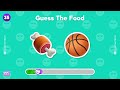 Guess the FOOD by Emoji 🍔🤔 Emoji Quiz | Food and Drink Emoji Quiz