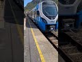 Train coming into Kalk Bay Station. South Africa