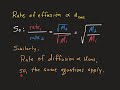 PJB's Graham’s Law - Effusion and Diffusion