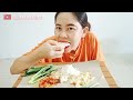 sambal cumi asin,tumis sawi putih dan lalapan sawi manis mentah || mukbang nikmat.