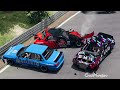 Realistic Racing Crashes #68 | BeamNG Drive