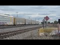 BNSF 730 trails on manifest, and intermodal gives nice horn show! Ft. @bnsf7153