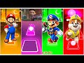 Super Mario Bross 🆚 Paw patrol Marshall 🆚 Spidey 🆚 Sheriff labrador 🎶 Tiles Hop Edm Rush