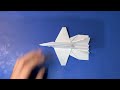 How to make a cool easy realistic paper jet that flies far
