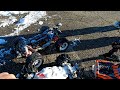 Traxxas Widemaxx with 6s motor! & Traxxas Hoss build a snowman.