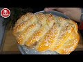 Chicken Cheese Bread 🤤(without oven) Super Soft Chicken Bread |Bread Recipe