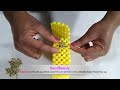 SIMPLE AND EASY WAY TO MAKE  A DIY MINI BEADED BAG (EASY TUTORIAL /HOW TO MAKE MINI BEAD BAG /PURSE