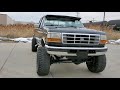 CLEAN LIFTED 1996 FORD F350 CREW CAB LONGBED 4X4 7.3 POWERSTROKE TURBO DIESEL FOR SALE